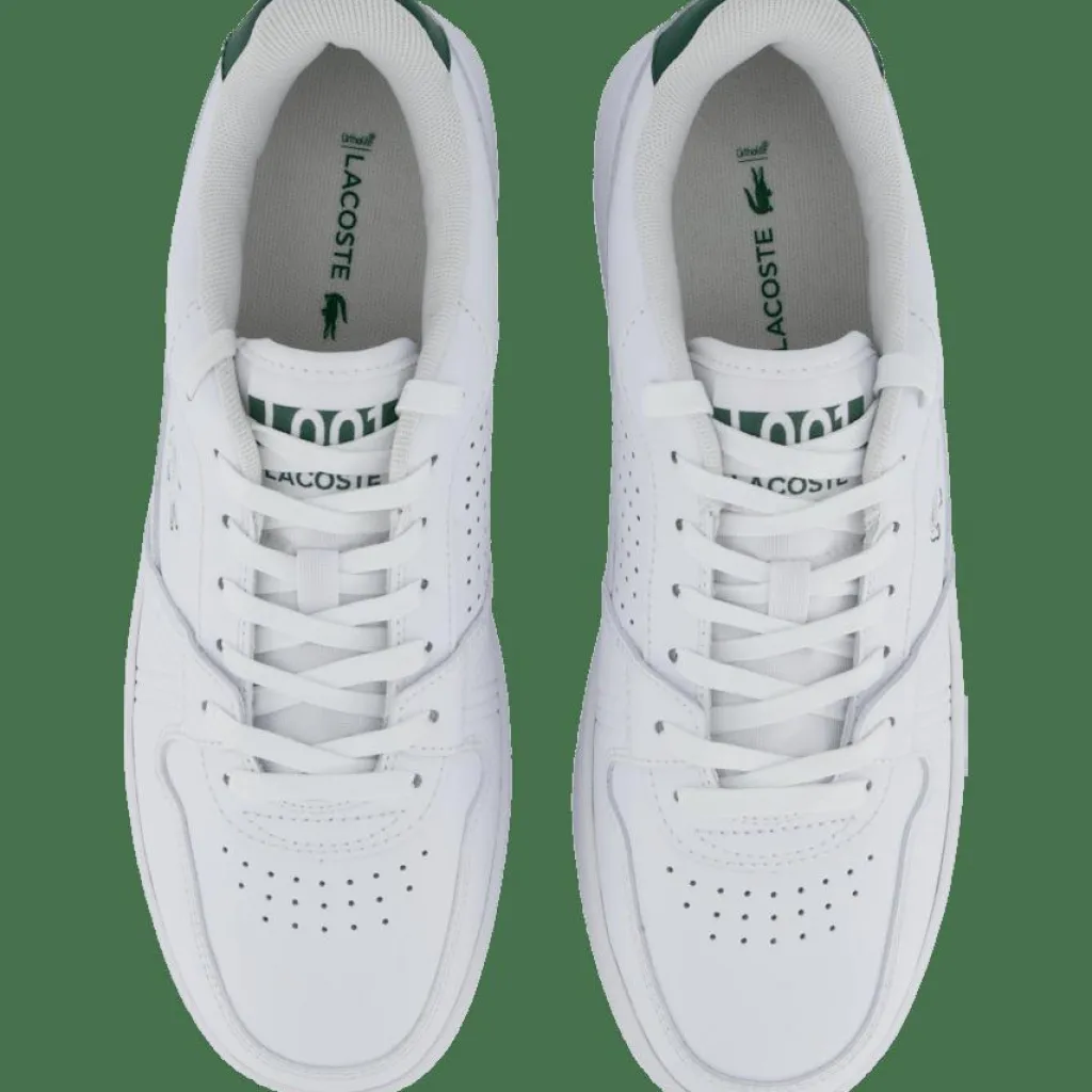 L001 Set Leather Wht/dk Grn*Lacoste Best