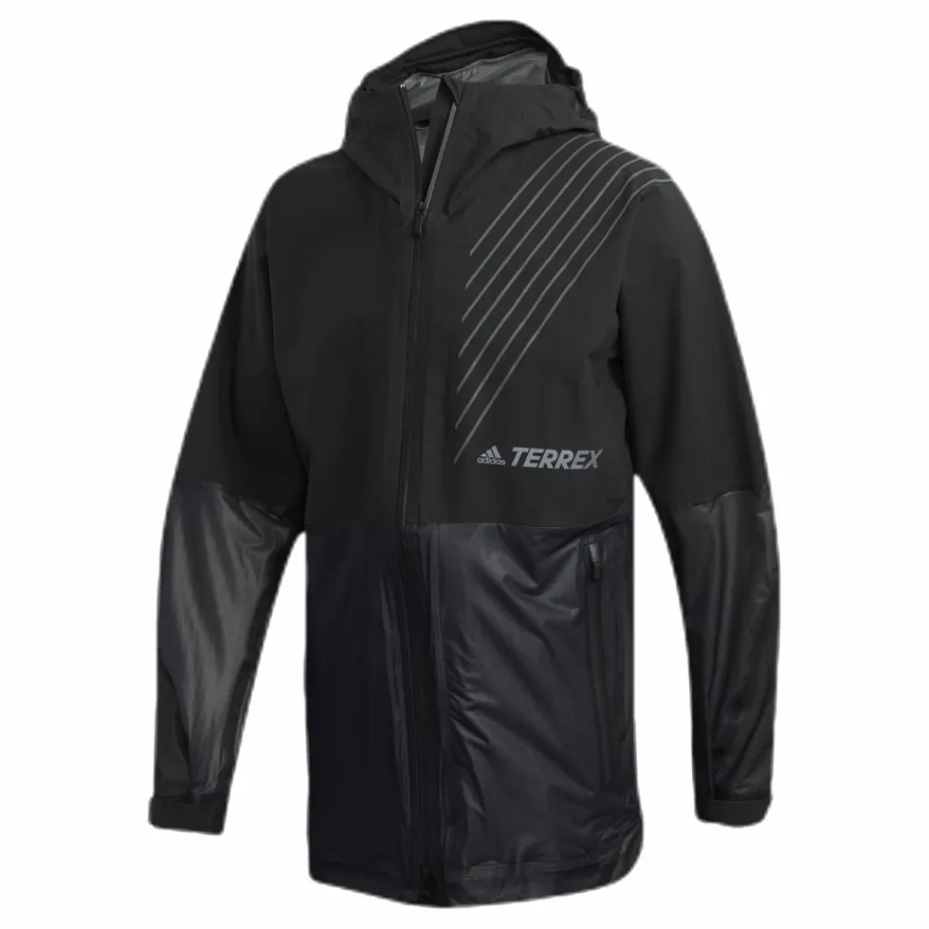 adidas 3L Zupahike Jacket Black Svart New
