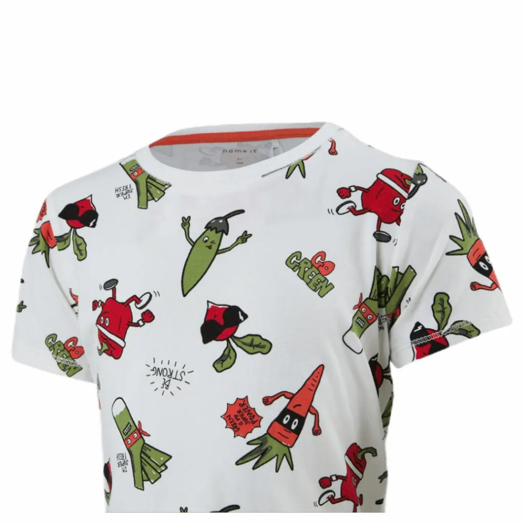 Name It Labano Ss Top White Vit Clearance