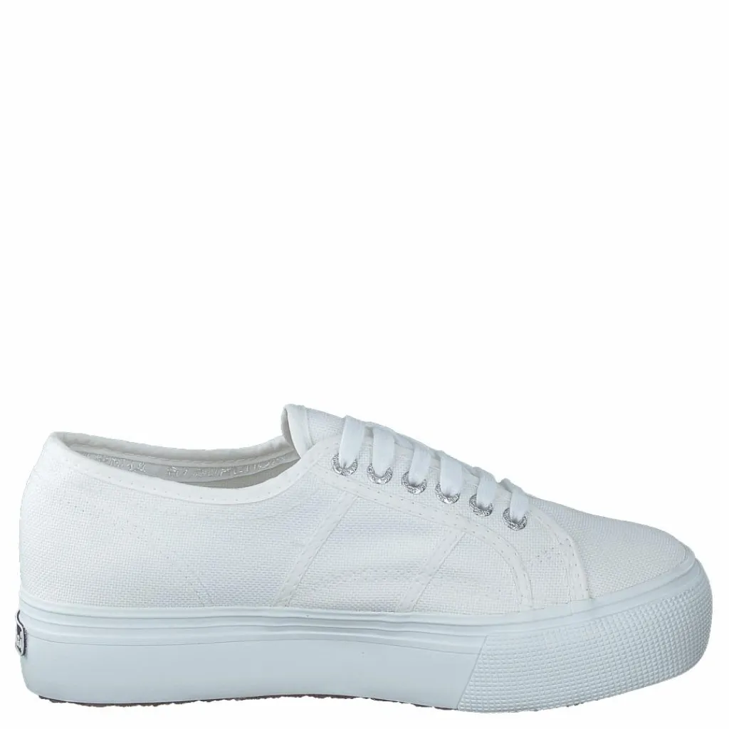 Superga Lady 2790-Cotw Linea and Down 901 white Vit Outlet
