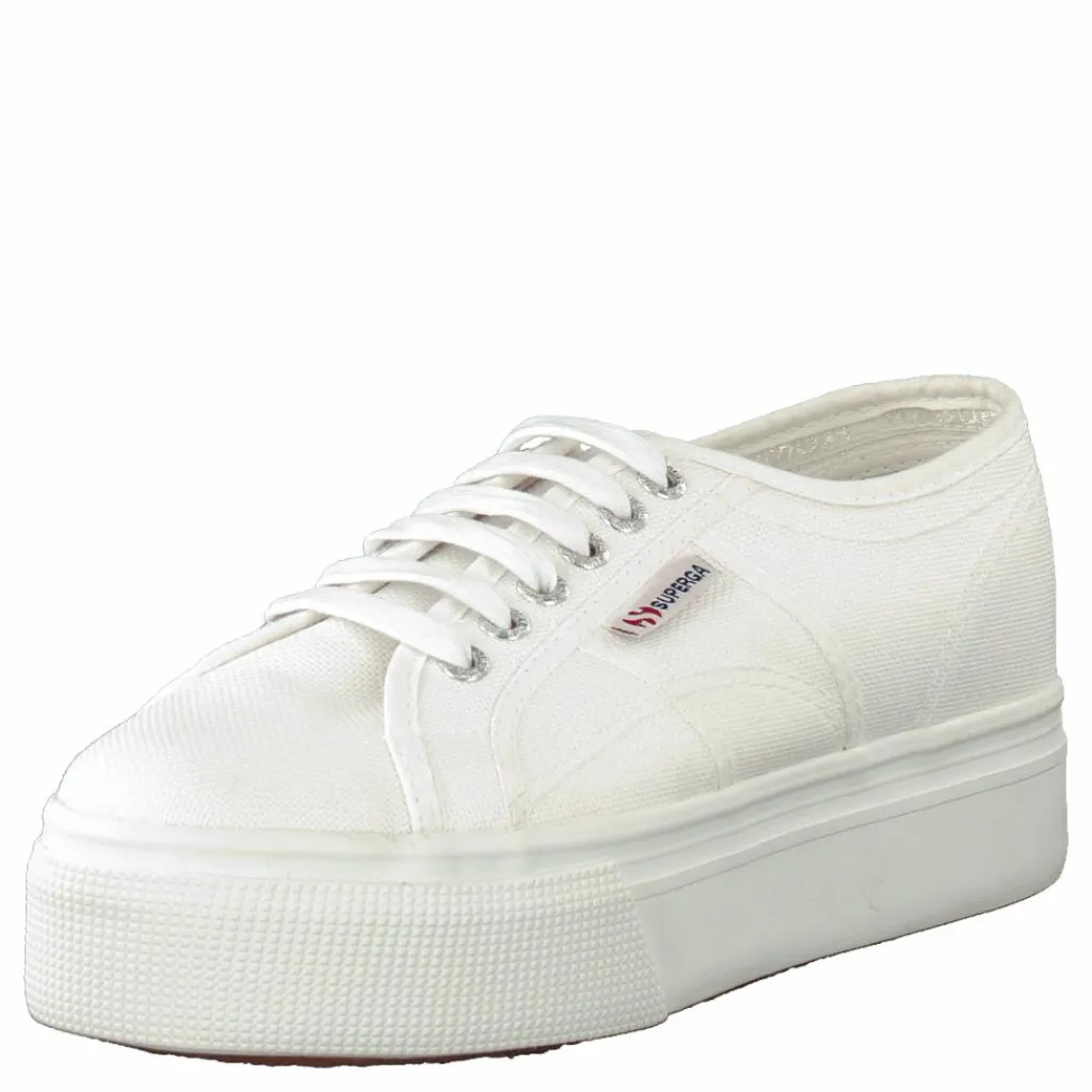 Superga Lady 2790-Cotw Linea and Down 901 white Vit Outlet