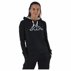 Lady Sweat Hood, Logo Zeleril White/Black*Kappa Hot