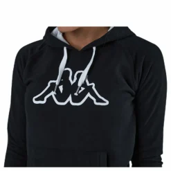 Lady Sweat Hood, Logo Zeleril White/Black*Kappa Hot