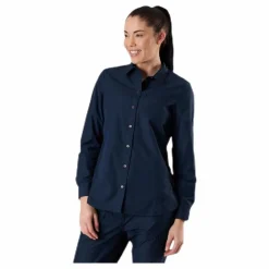 Jack Wolfskin Lakeside Roll-Up Shirt Blue Blå Sale
