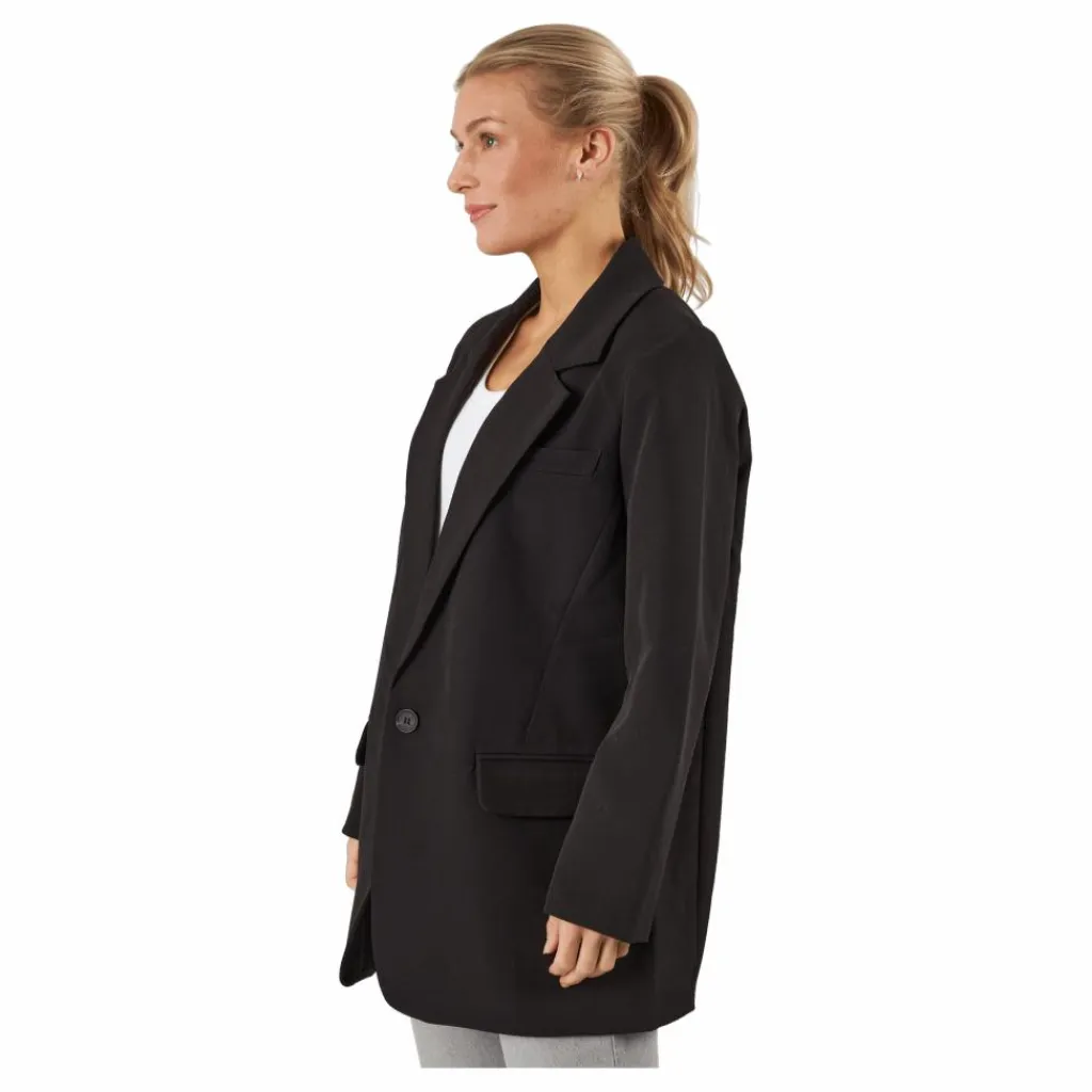 Only Lana-berry Long Sleeve Blazer Black Svart Discount