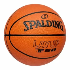 Spalding Layup Tf-50 Size 7 Rubber Bask Orange