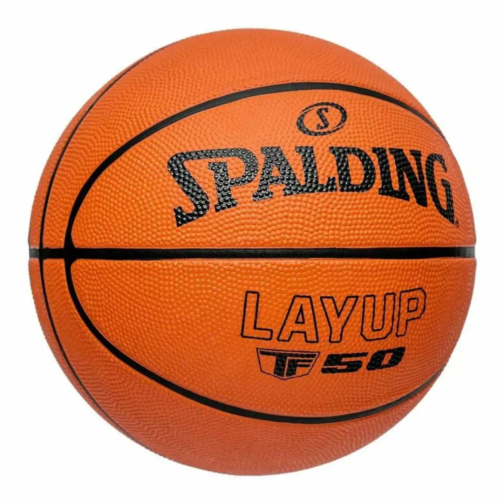 Spalding Layup Tf-50 Size 7 Rubber Bask Orange