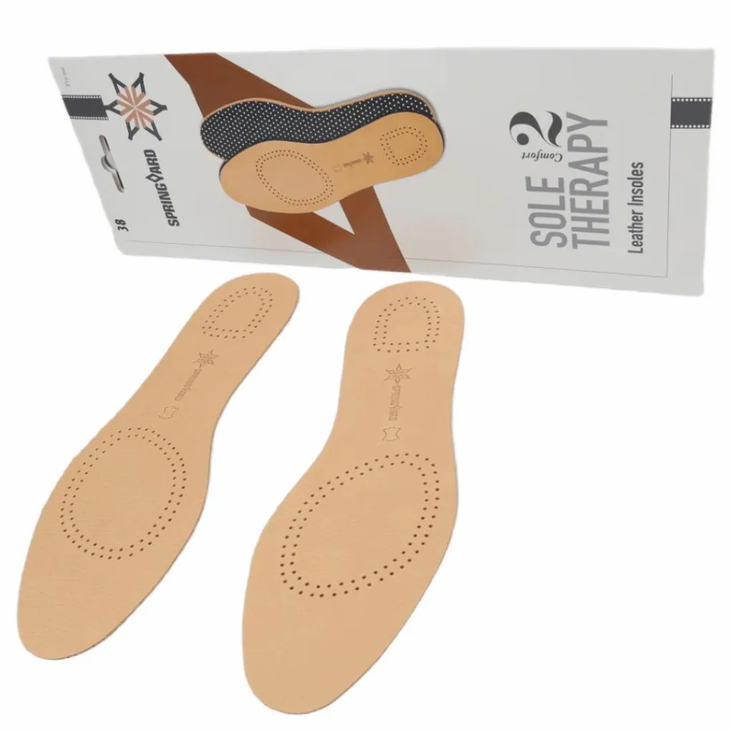 Springyard Leather Insolesthera Natural Beige Hot