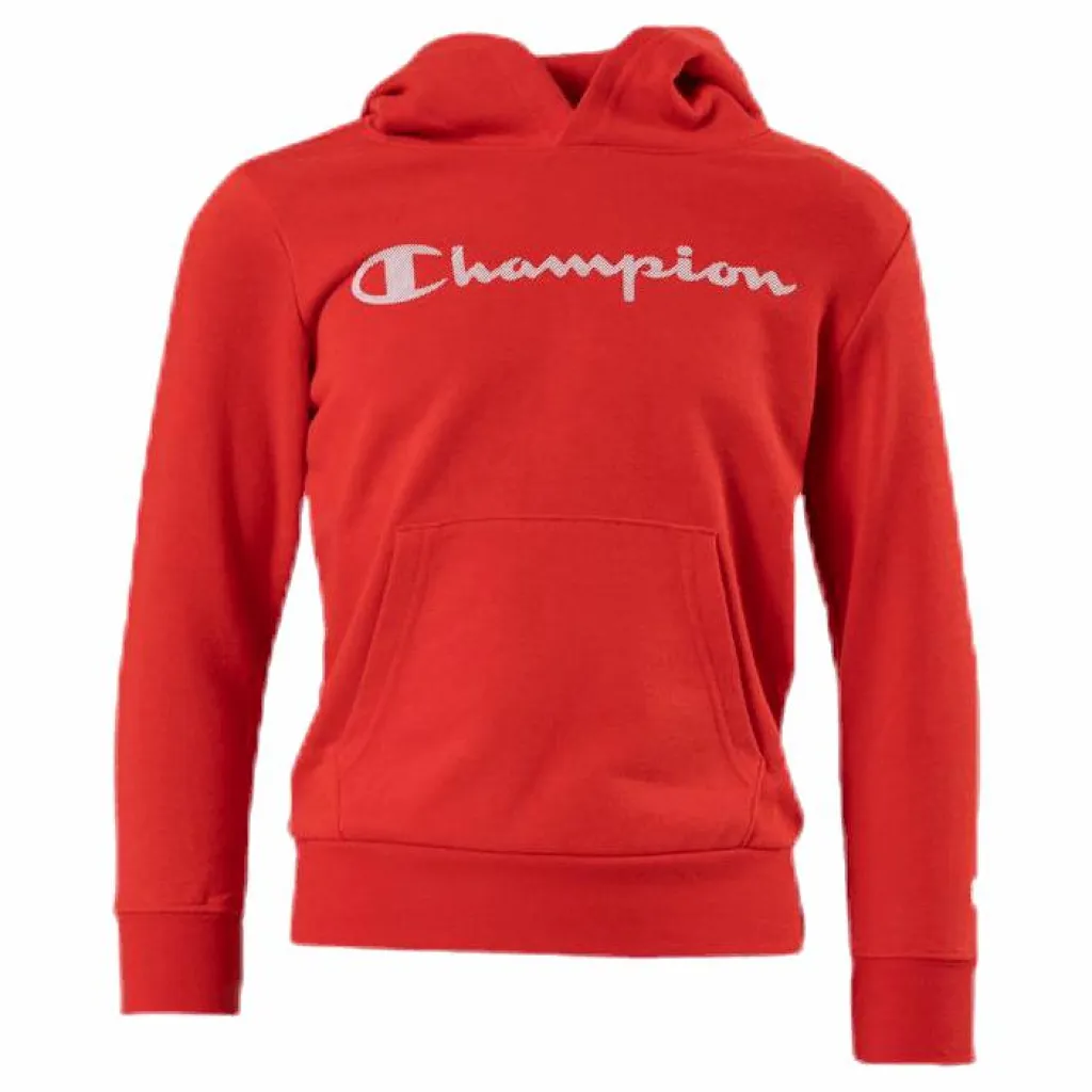 Champion Legacy Hoodie Junior Red Röd Hot