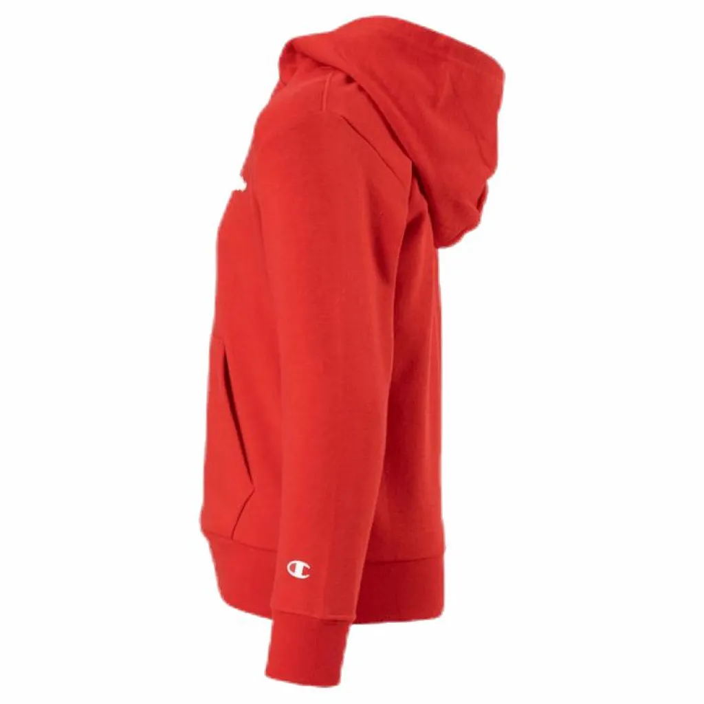Champion Legacy Hoodie Junior Red Röd Hot