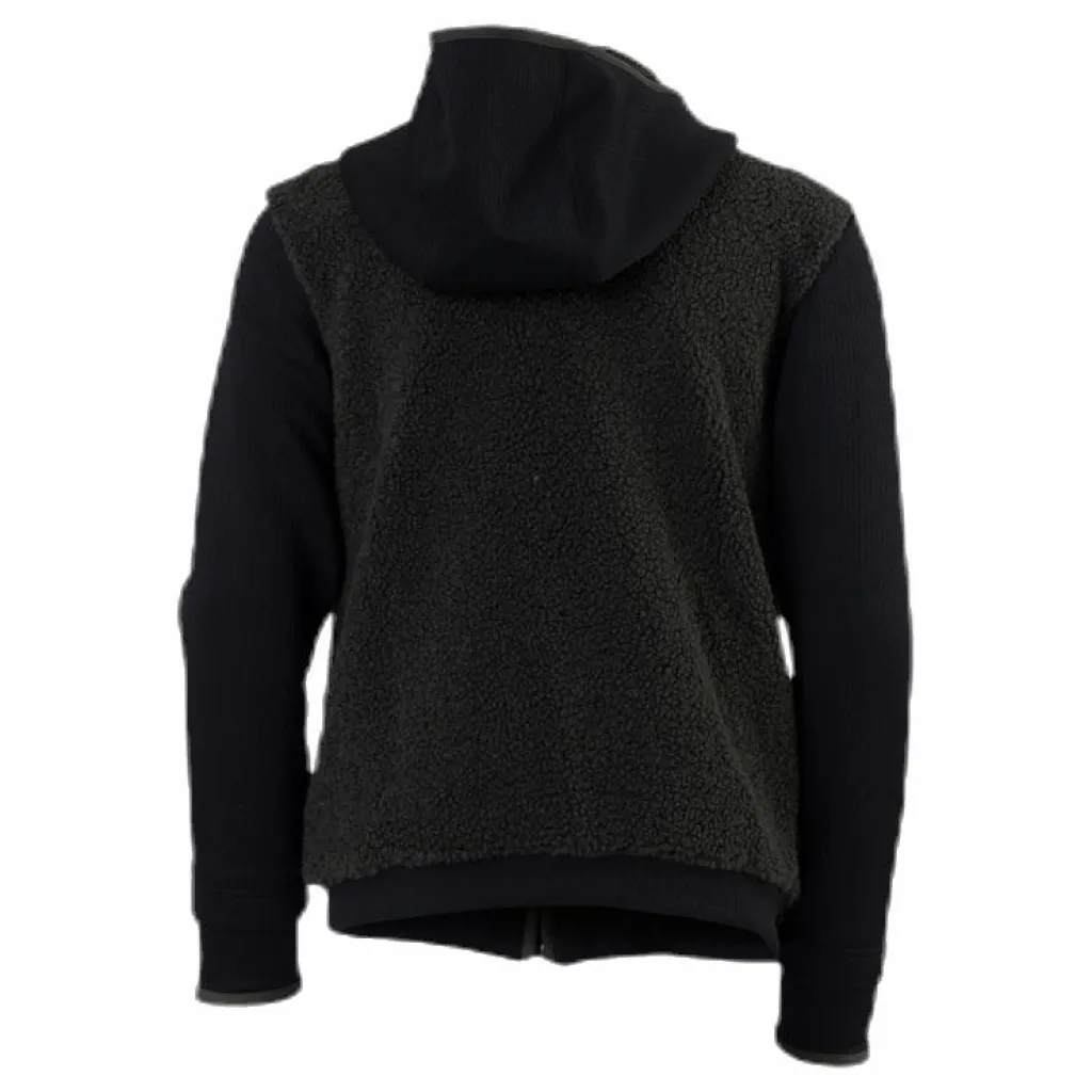 adidas Legend Winter Fleece Full Zip Junior Black/Green Svart Clearance