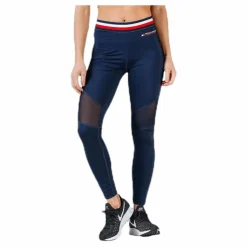 Legging With Mesh Full Length Blue*Tommy Hilfiger Sport Sale
