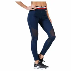 Legging With Mesh Full Length Blue*Tommy Hilfiger Sport Sale