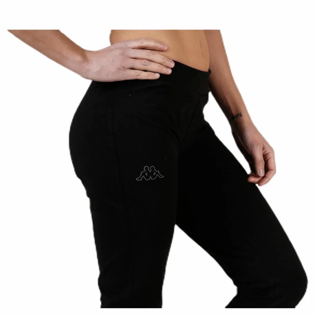 Kappa Leggings, Logo Zapri Black Svart Discount