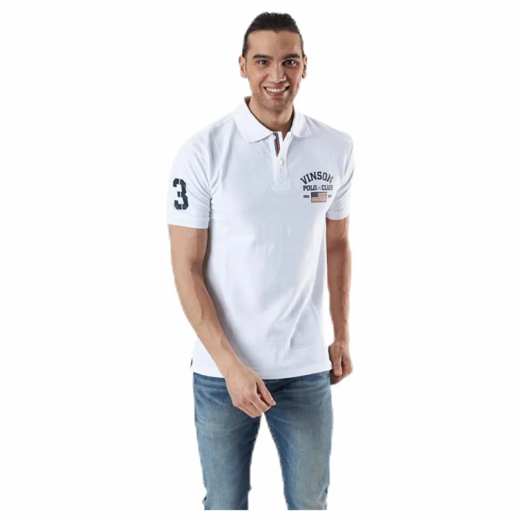 Leslie Pique Shirt White*Vinson Polo Club Outlet