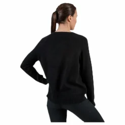 Lesly Kings L/S Pullover Knt Black*Only Online