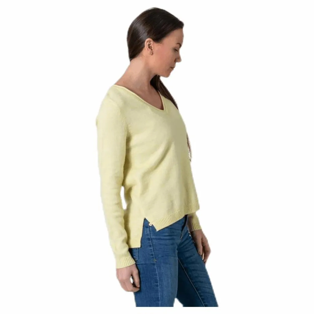 Only Lesly New V-Neck Pullover Knt Beige Clearance