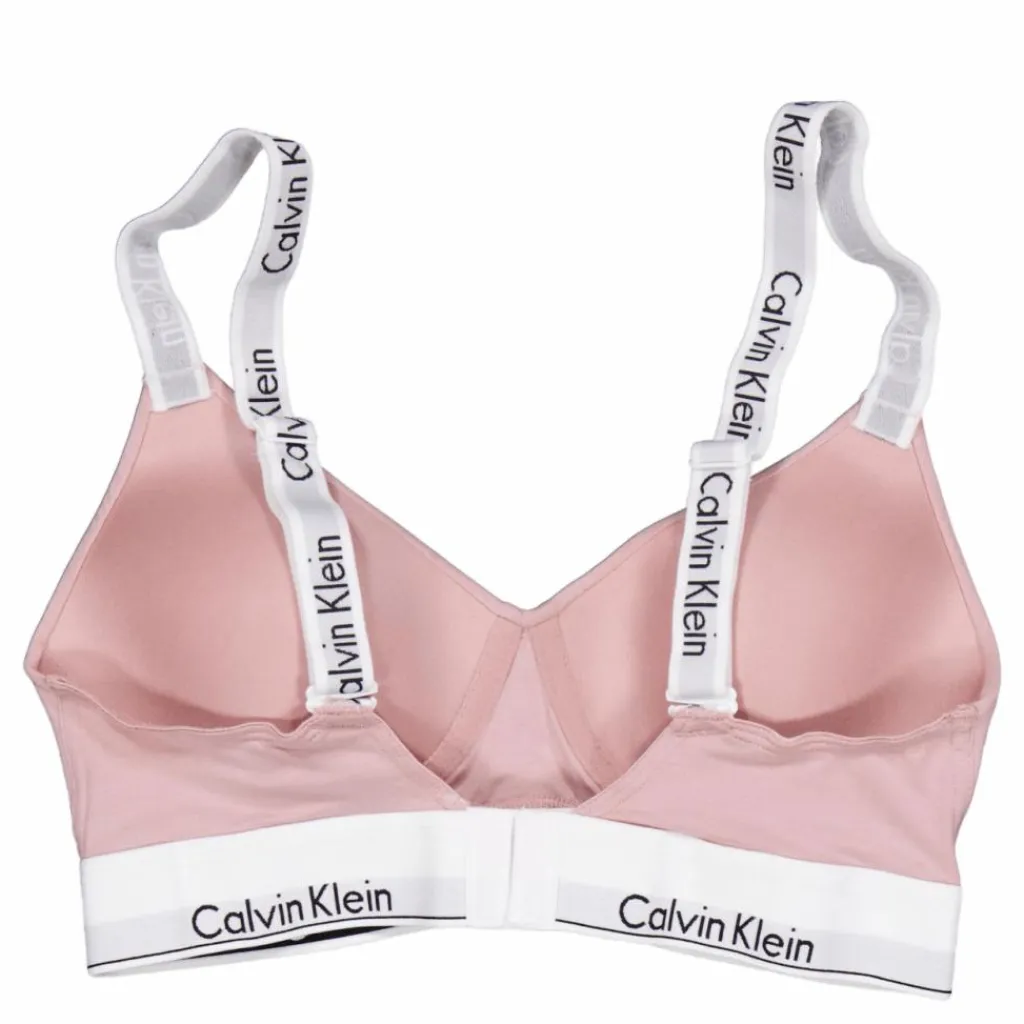 Calvin Klein Lght Lined Bralette Pink Rosa