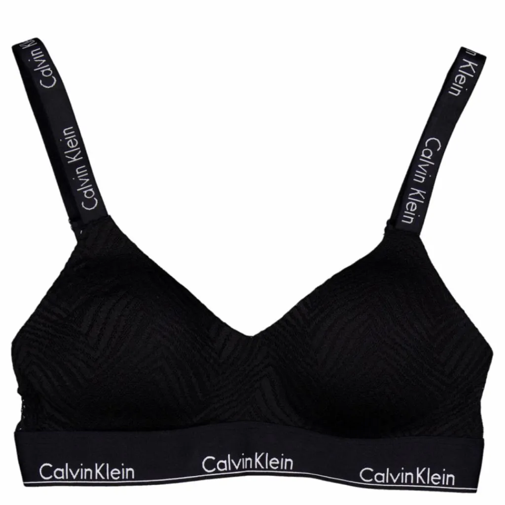 Lghtly Lined Bralette Black*Calvin Klein Clearance