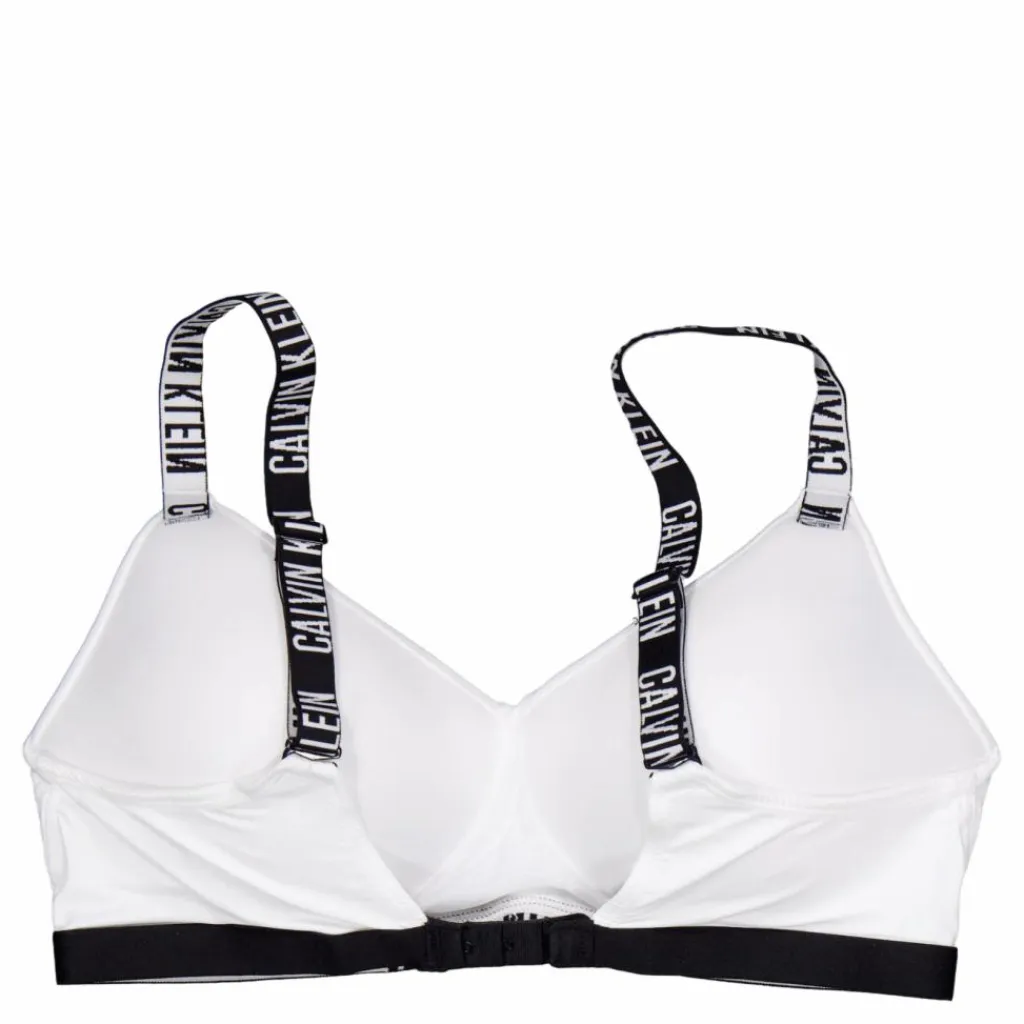 Calvin Klein Lghtly Lined Bralette White Vit Sale