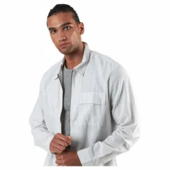 Jack & Jones Life Linen Shirt Ls One Pocket White Vit Best