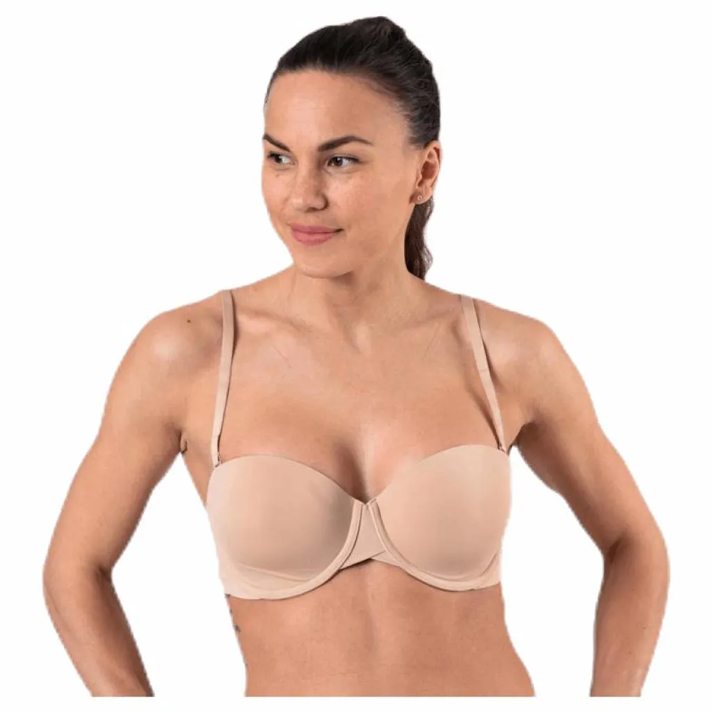 Calvin Klein Light Lined Strapless Beige New