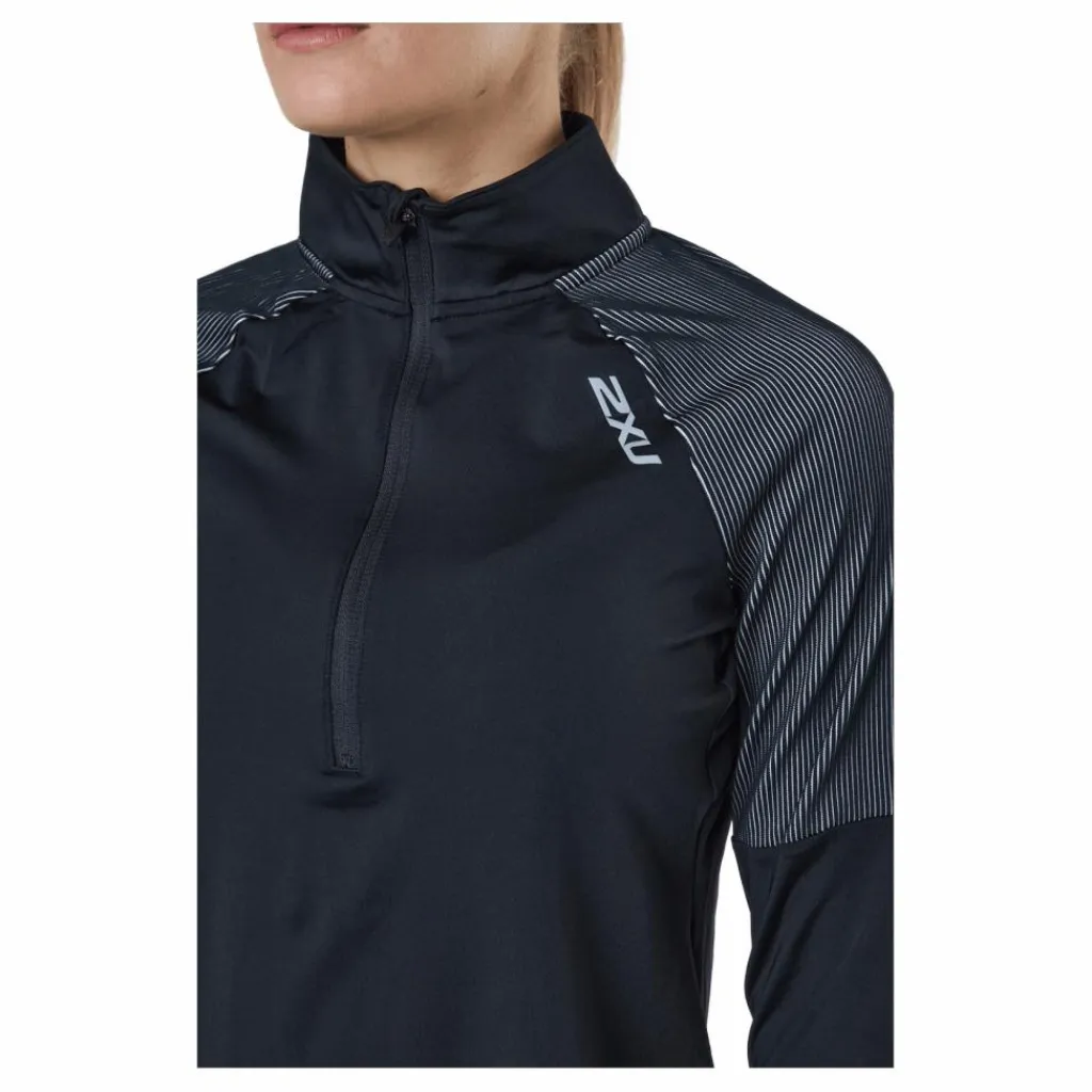 Light Speed 1/2 Zip Black/silver Reflective*2XU Sale