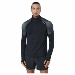 Light Speed 1/2 Zip Black/silver Reflective*2XU Outlet