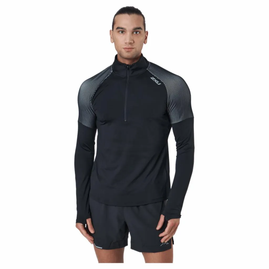 Light Speed 1/2 Zip Black/silver Reflective*2XU Outlet
