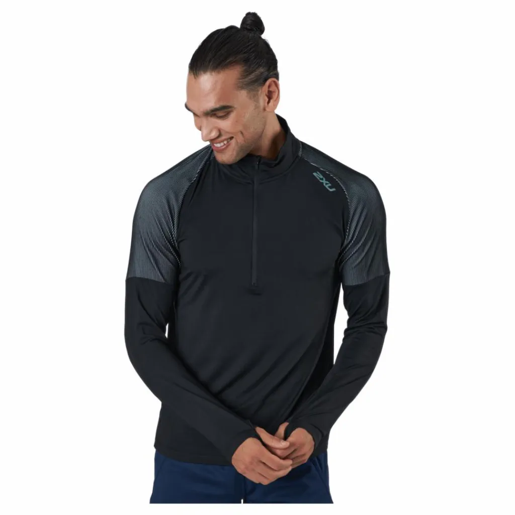 Light Speed 1/2 Zip Black/silver Reflective*2XU Outlet