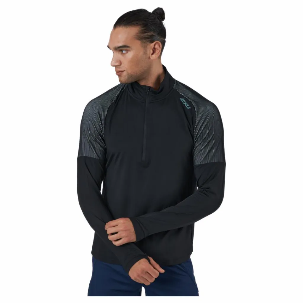 Light Speed 1/2 Zip Black/silver Reflective*2XU Outlet