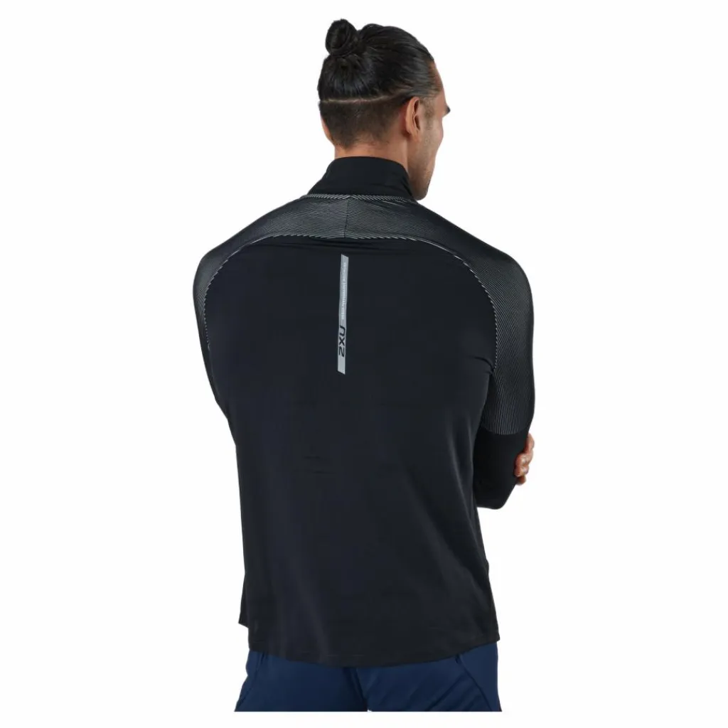 Light Speed 1/2 Zip Black/silver Reflective*2XU Outlet