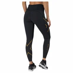 2XU Light Speed Mid-Rise Compression Black/Gold Svart och Guld Discount