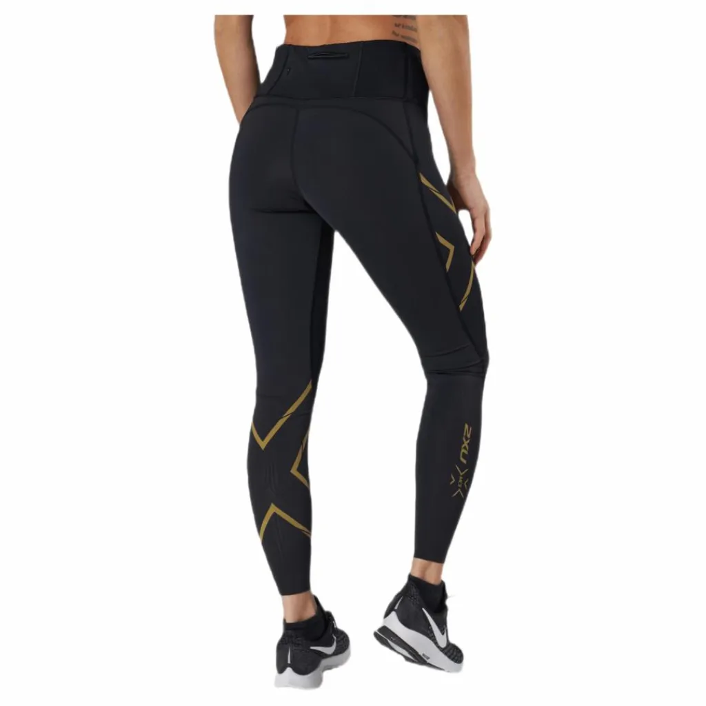 2XU Light Speed Mid-Rise Compression Black/Gold Svart och Guld Discount