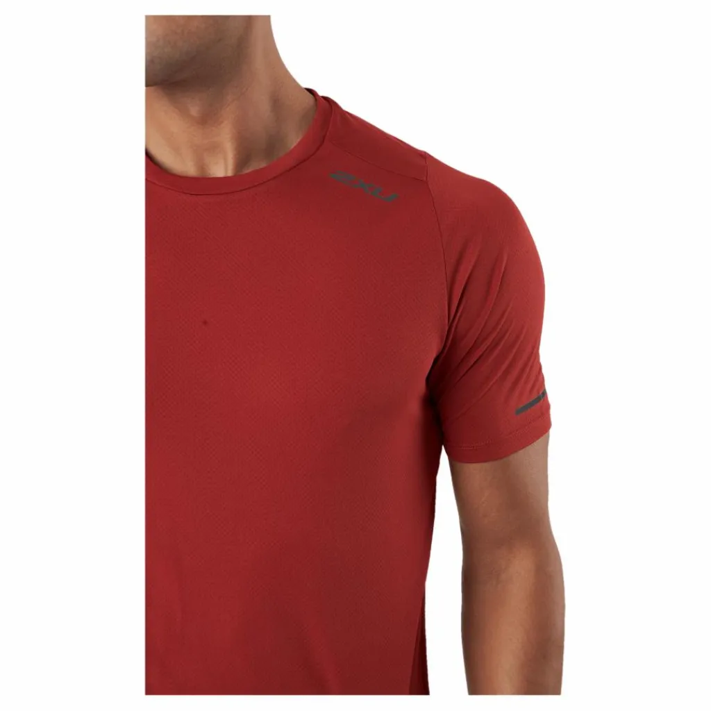 Light Speed Tee Chilli Oil/black Reflective*2XU Clearance