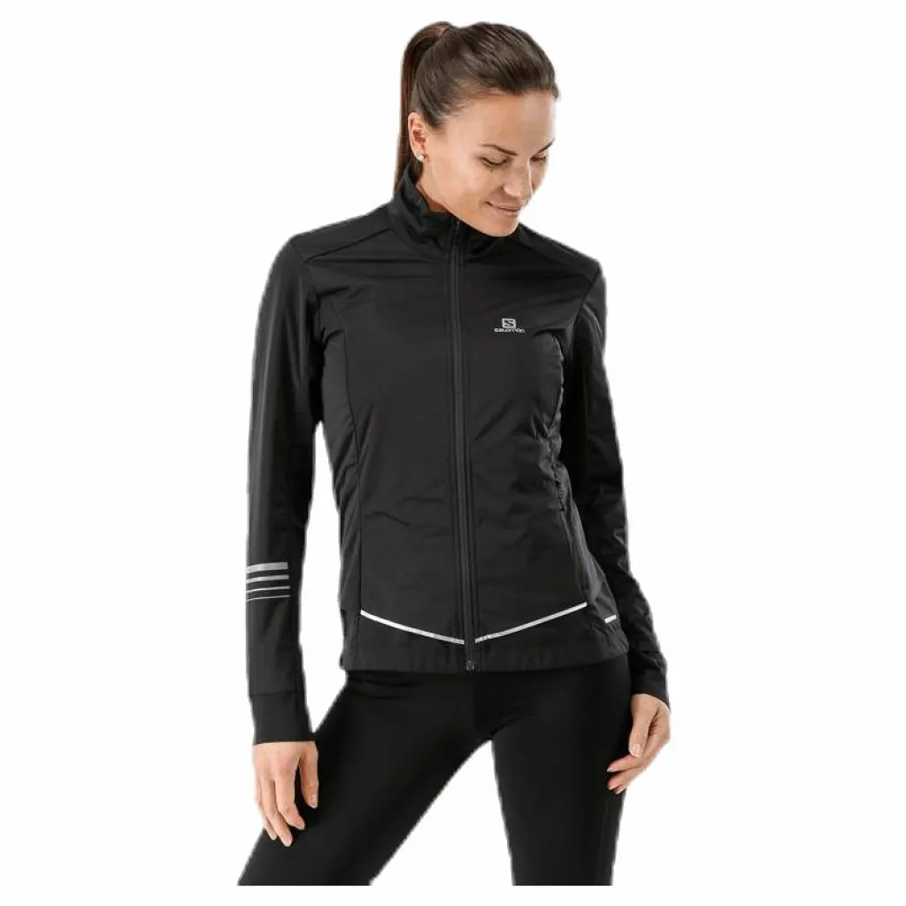 Salomon Lightning Lightshell Jacket Black Svart Sale
