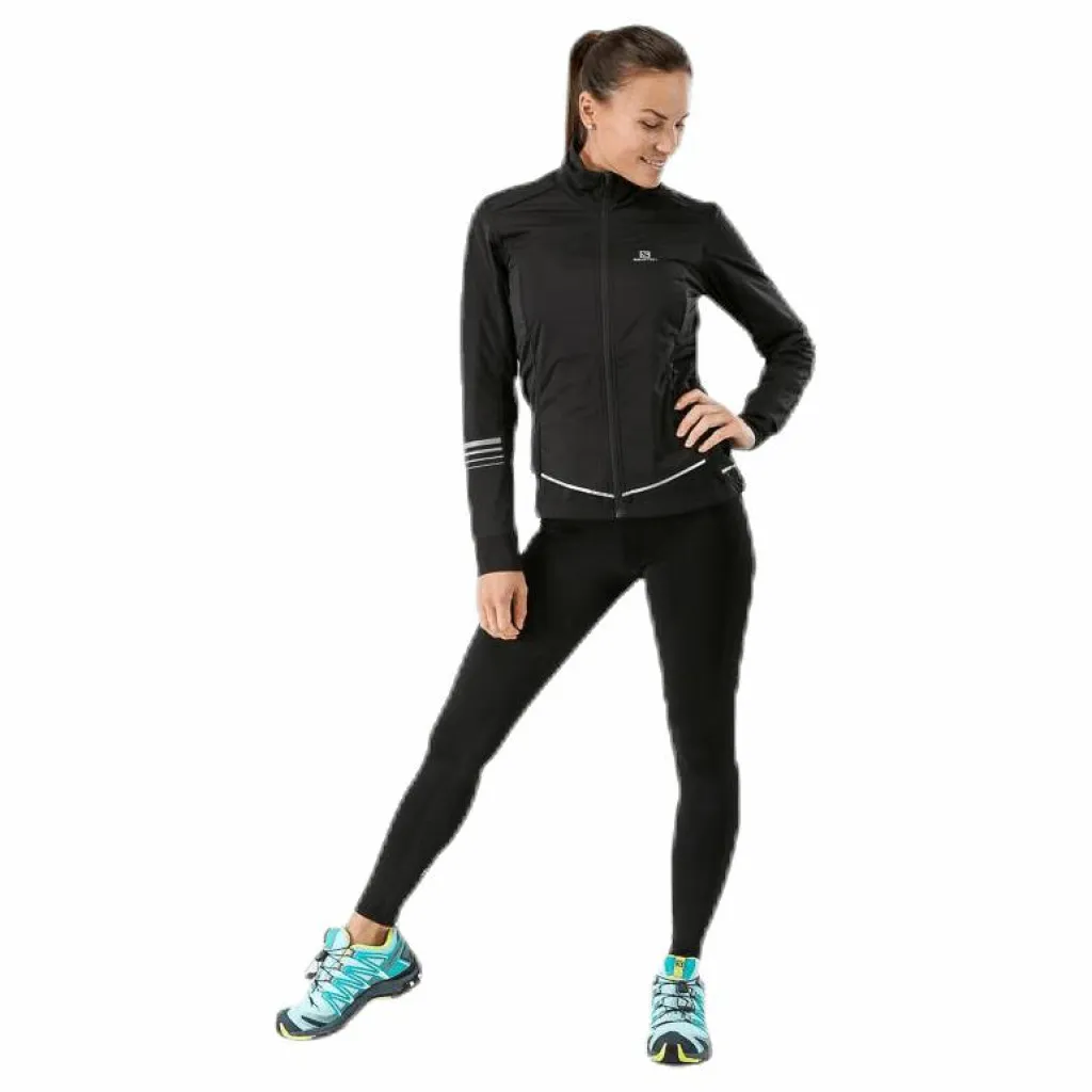 Salomon Lightning Lightshell Jacket Black Svart Sale