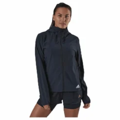 adidas Lightweight Woven Jacket White/Black Svart Hot