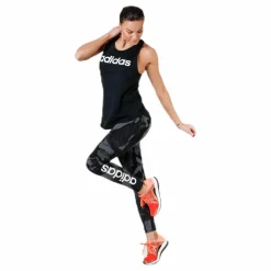 Linear Loose Tank White/Black*adidas Best