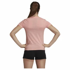 adidas Linear Slim Tee Pink Rosa New