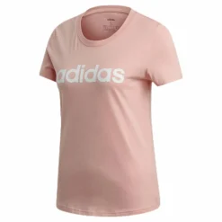 adidas Linear Slim Tee Pink Rosa New