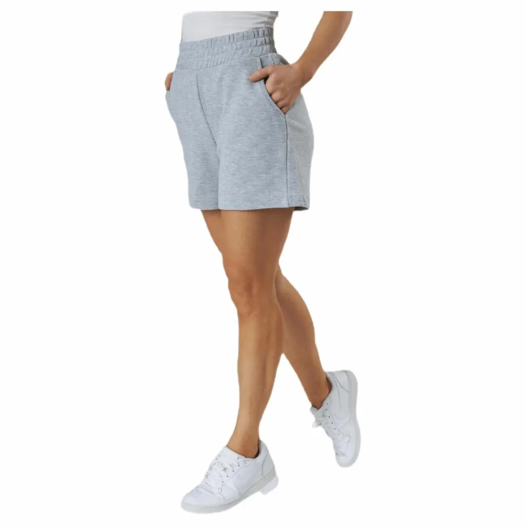 Pieces Liola Hw Sweat Shorts Lounge Grey Grå Online