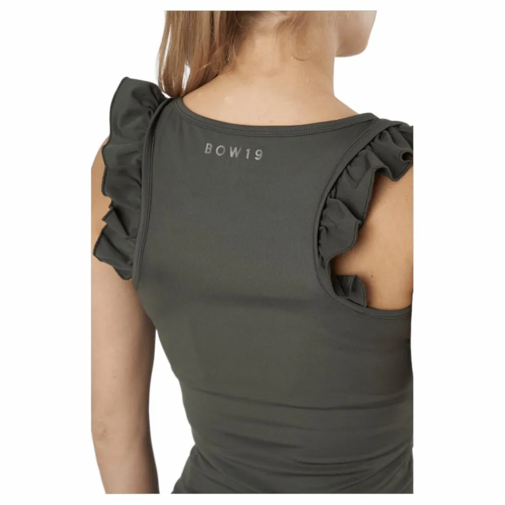 BOW19 Liv Tank Top Army Green Svart Clearance