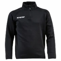 Locker Room 1/4 ZIP Junior Black*CCM Hot