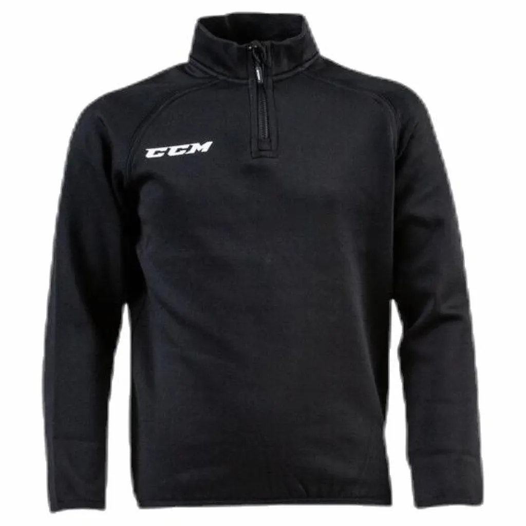 Locker Room 1/4 ZIP Junior Black*CCM Hot