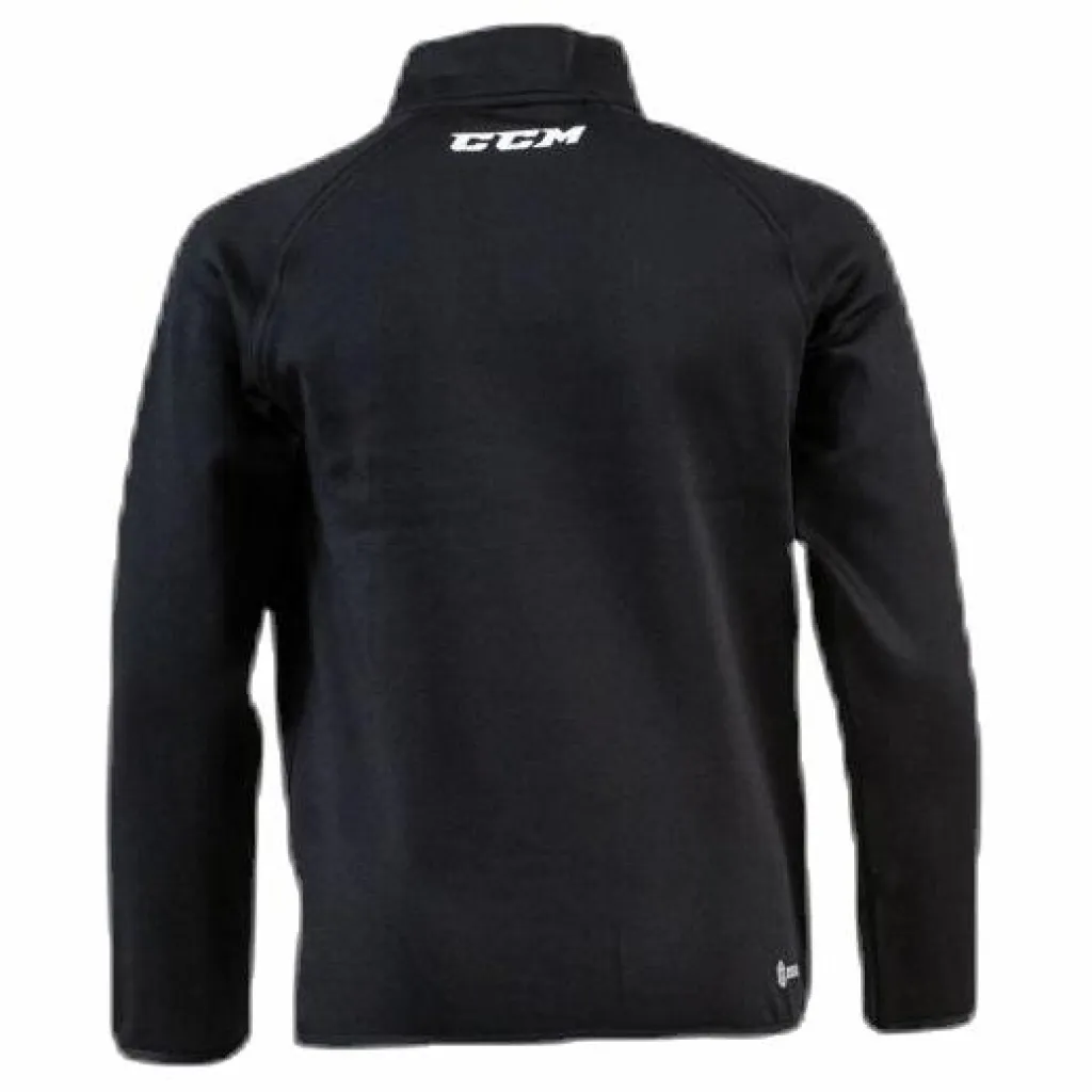 Locker Room 1/4 ZIP Junior Black*CCM Hot