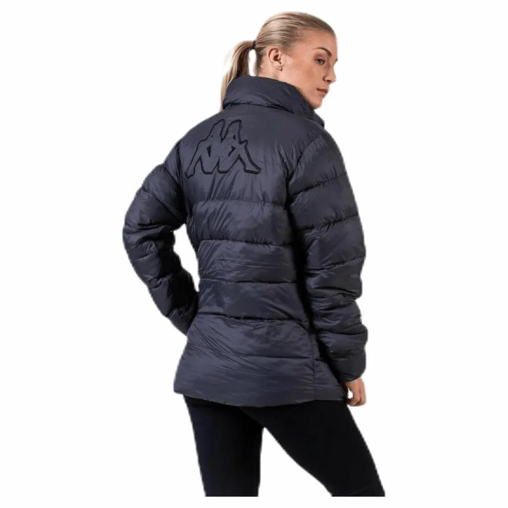 Kappa Logo Amby Padded Jacket Grey Svart