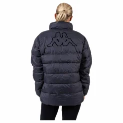 Kappa Logo Amby Padded Jacket Grey Svart