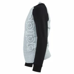 Logo Crew Sweatshirt Junior Black/Grey*adidas Clearance
