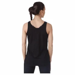 Casall Logo Relaxed Tank Black Svart Hot